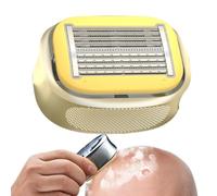 Yonuaret Rasoir Crânien Manuel | Appareil D'autocoupe Pour Barbe Et Cuir Chevelu,Outil de Toilettage Portable Maison Voyage Matin Quotidien Père Séniors