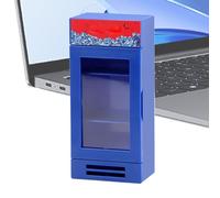 Yonuaret Réfrigérateur Jouet - Mini Congélateur à Boissons Jouet,Distributeur Automatique de Cola Décoratif pour - Crèche, Loisirs, Collectionneurs, Voyage, Maison, Anniversaire