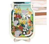 Yonuaret Reward Jar - Système de récompense pour enseignants - Système de récompense de conception animale pour les Quotidien École Maison Temps du coucher Pot d'entraînement Étudiants