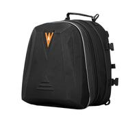 Yonuaret Sac de siège arrière de moto | Extensible de 20 l à 28 l Sac à main rigide - Sac de rangement étanche - Pour moto, scooter, moto tout-terrain, trafic de trajet, voyages et road trip