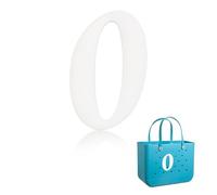 Yonuni Breloques en forme de lettre de l'alphabet pour sac Bogg, lettres de l'alphabet mignonnes compatibles avec tous les modèles originaux et sacs fourre-tout simples du Sud, accessoires de plage en