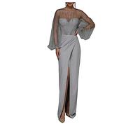 YonYeHong Robe De Mariée en Dentelle Enveloppe Enveloppe Hip Robe Nuptiale Robes De Soirée De Soirée De