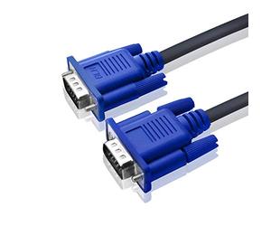 Yoobox Câble de rallonge SVGA VGA MM mâle vers mâle Bleu