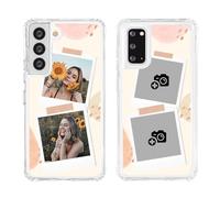 YOOCUSTOM Coque Personnalisable pour Samsung Galaxy S24 S23 S22 S21 S20 FE S10 Note 10 20 Ultra Plus 5G, Personnalisée Cover Etui Antichoc Transparente Housse Photo Image Collage(COL102)