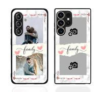 YOOCUSTOM Coque Personnalisable pour Samsung Galaxy S24 S23 S22 S21 S20 FE S10 S9 S8 Note 8 9 10 20 Ultra Plus 5G, Personnalisée Cover Etui Housse Verre Trempe Photo Image Collage(FAM102)