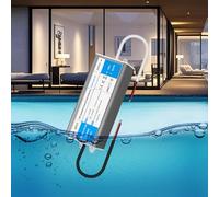 YOODI Transfo 6W 220V 12V 0,5A IP67 Etanche Alimentation 220V AC à 12V DC Convertisseur Ultra Mince Adaptateur Transformateur Pour Ruban LED Bande Lumineuse Intérieur Extérieur