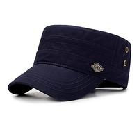 Yooeen Hommes Femmes Classique Casquette Army Armée Militaire Casquette Réglable Casquettes Vintage Casquette de Baseball 100% Coton pour Sports et Extérieur, Bleu, Réglable(56-62cm)