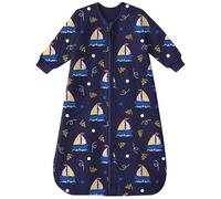 Yoofoss bébé sac de sommeil 7-13 mois 1.0 Tog sac de sommeil à manches longues couverture portable en coton biologique pour bébés sacs de sommeil matelassés à fermeture éclaire à deux voies (moyen)