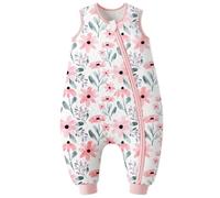 Yoofoss Gigoteuse à Pieds d'hiver pour Bébé 2.5 TOG Sac de Couchage de Coton Gigoteuse Hiver Super Doux et Chaud Emmaillotage 90 cm pour Bébé Garçons Filles 3-4 Ans