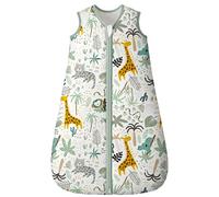 Yoofoss Gigoteuse d'hiver pour Bébé 2.5 TOG Sac de Couchage de Coton Gigoteuse Hiver Emmaillotage Bebe pour Nouveau-né Garçons Filles 18-24 Mois Girafe verte