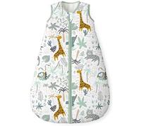 Yoofoss Gigoteuse pour Bébé 1.5 TOG Coton Gigoteuse Automne Printemps Emmaillotage Bebe Turbulette Sac de Couchage 78 cm pour Nouveau-né Garçons Filles 6-12 Mois