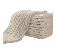 Yoofoss Panni Burp in Mussola per Neonati Confezione da 10 100% Cotone Salviette per Neonati Grandi 27X50cm Super Morbidi e Assorbenti per Ragazzi Ragazze