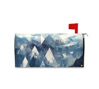 Yoogain Abstrait Montagne Décoratif Enveloppements de Boîte aux Lettres pour la Saint-Valentin Unique Couverture de Boîte aux Lettres Taille Standard Couverture pour Buzon
