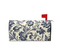 Yoogain Couverture de boîte aux lettres décorative élégante rétro à motif floral pour Thanksgiving, couverture de boîte aux lettres patriotique unique, taille standard pour buzon