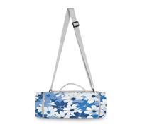 Yoogain Couverture de camping ronde - Convient à 2 adultes, accessoires d'été - Grande couverture de plage résistante au sable pour tapis de plage ou fête de camping en famille - 147,3 cm (fleurs