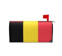 Yoogain Couverture décorative de boîte aux lettres drapeau de la Belgique pour la Saint-Valentin, Noël, taille standard