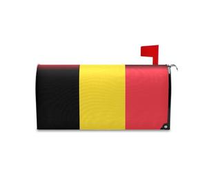 Yoogain Couverture décorative de boîte aux lettres drapeau de la Belgique pour la Saint-Valentin, Noël, taille standard