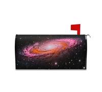 Yoogain Couverture décorative rose cosmique ciel étoilé pour boîte aux lettres d'été mignon couvertures de boîte aux lettres taille standard couverture pour boîte aux lettres taille standard