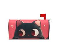 Yoogain Couverture magnétique de boîte aux lettres décorative avec motif chaton de dessin animé pour l'été, Thanksgiving, taille standard