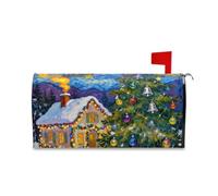 Yoogain Couvertures de boîte aux lettres décoratives de Noël, motif nuit étoilée, taille standard, pour le jour du Souvenir, couverture magnétique de boîte aux lettres de Pâques, couverture magnétique