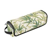 Yoogain Étui de voyage 2 en 1 pour fer à friser avec tapis de fer, sac de rangement pour fer à friser, fer à friser, vert citronnelle nature pour femme, Vert Citronnelle Nature, 1 Size