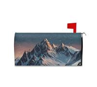 Yoogain Housse magnétique décorative pour boîte aux lettres Mardi - Motif étoiles et montagnes enneigées - Taille standard