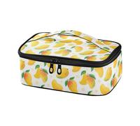Yoogain Mini sac à déjeuner réutilisable avec poignée pour adulte Motif fruits jaunes