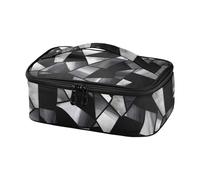 Yoogain Sac à déjeuner classique en verre teinté gris noir classique résistant à l'eau isotherme avec poignée pour le travail