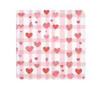 Yoogain Sac de voyage personnalisable en forme de cœur en forme de buffle pour appareil photo 55 x 55 cm, buffalo simple line art forme coeur, 21.7x21.7in