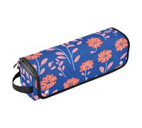 Yoogain Sac de voyage pour outils de cheveux et tapis résistant à la chaleur, étui de voyage imperméable pour fer à friser, fer à lisser, sèche-cheveux plat, petites fleurs de corail, sac de voyage