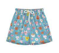 Yoogain Short de bain pour garçon Motif chats, Chats de dessin animé simples, 7-8 ans