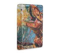 Yoogain The Planets Hit The Dinosaurs Portefeuille fin en cuir avec pince à billets et blocage RFID pour homme et femme