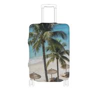 Yoogain Tropical Vocation Coco Tree Beach Housse de protection élastique pour valise Accessoires de voyage Convient aux bagages de 45,7 à 81,3 cm, Tropical Vocation Coco Tree Beach, XL 29-32 in