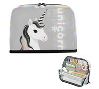 Yoogain Trousse à crayons multifonction de grande capacité pour homme, voyage, juste une fille qui aime les licornes