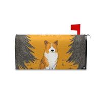 Yoogain Yellow Forests All is Well Housses de boîte aux lettres décoratives magnétiques pour Halloween, Noël, taille standard, Caja de correos