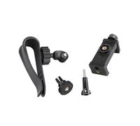 Yoogeer Support de pare-soleil de voiture, fixation rapide pour pare-soleil Insta360, Akaso, DJI Osmo Action Camera, Vlog/Video POV avec clip de téléphone pour iPhone et Samsung