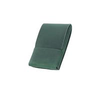 Yooghuge 1. Porte-cartes et porte-monnaie en cuir fait à la main - Étui de crédit rétro pour homme et femme en cuir essentiel pour le voyage, vert foncé