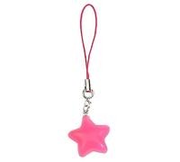 Yooghuge Breloque en forme d'étoile à cinq branches en cristal avec fermoir mousqueton pour la fabrication de porte-clés, colliers, bijoux, étiquettes en forme d'étoile, fermoir mousqueton, cordon de