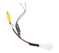 Yooghuge Câble adaptateur pour caméra de recul - 4 broches - Moniteur de recul - Connecteur de navigation de voiture - Accessoires de caméra de recul pour les situations complexes