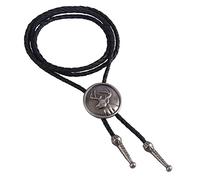 Yooghuge Cravate Western Bolo Cravate Cravate Crâne Cerf Vintage Cowboy Cravate Cravate Bolo Cravate, Lu Guyin, taille unique