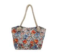 Yooghuge Élégant sac à main en nylon pour femme - Pratique - Motif floral - Grande capacité - Pour un transport facile - Sac à main en nylon léger avec art floral, a, One Size