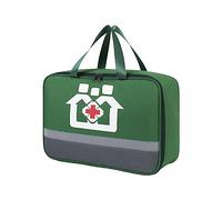 Yooghuge Grand pilulier de voyage organisateur de médicaments et de stockage de médicaments à la maison sac pour pilules voyage pilules bouteille sac, Vert, One Size