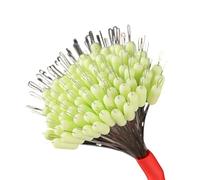 Yooghuge Lot de 100 pinces à pêche ovales en silicone pour pêche - Accessoires de ligne de pêche - Perles coulissantes