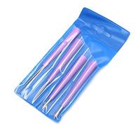 Yooghuge Lot de 4 alésoirs à pointe pour perles en verre, métal, perles en verre