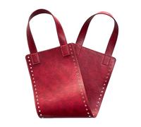 Yooghuge Sac à main en tricot et crochet - Accessoires de couture - Bas en polyuréthane - Poignées pour la fabrication de sacs à main - Fournitures d'artisanat, Rouge vin rétro, One Size