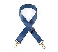 Yooghuge Sangle de sac à bandoulière en nylon de 138 cm - Accessoire artisanal pour femme et fille, bleu, Two inch webbing
