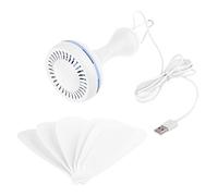 Yooghuge Ventilateur de plafond portable à suspendre personnel USB électrique silencieux économie d'énergie chambre tonnelle sous-sol ventilateur USB silencieux puissant ordinateur