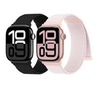 Yoohoo Boucle Sport Nylon Compatible avec Bracelet Apple Watch Se 44mm 40mm 46mm 42mm 45mm 41mm 38mm 49mm Femme Homme,Originale Design pour iWatch Serie 10 9 8 7 6 5 4 3 2 1 SE Ultra