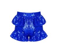 YOOJIA Fille Pantalons Droits pour Shorts D'Été Filles De Compression Disco Bleu 5-6 Ans