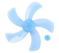 YOOJIA Universel Pale de Ventilateur pour Ventilateur sur Pied Force Silence Oscillant + couvercle d'écrou de ventilateur Sky Blue 16 Inch